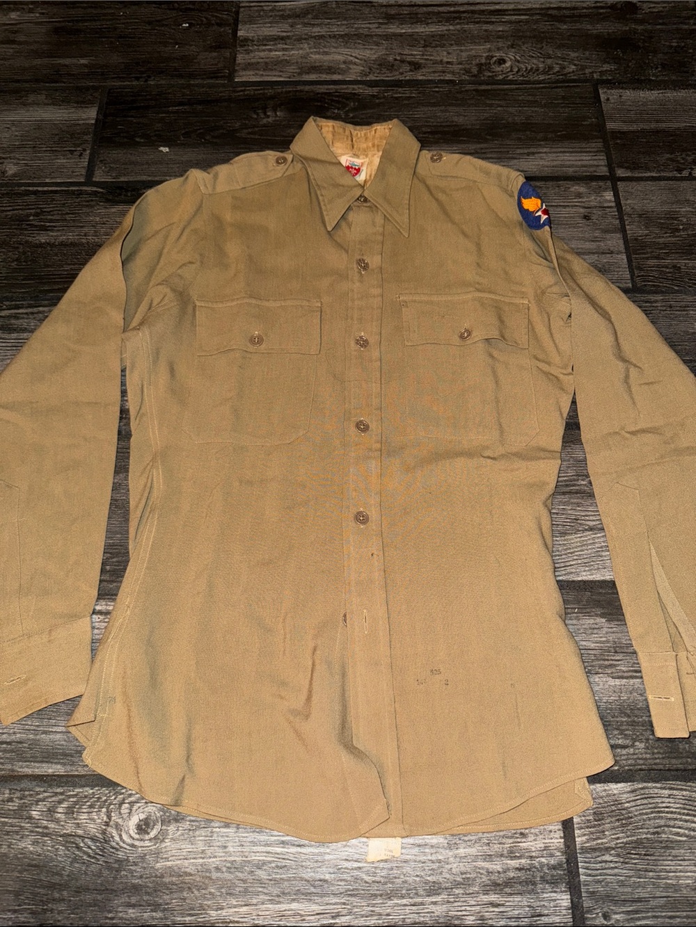 Men's Military-ww2 Button-Up Shirt Jacket world war 2 vintage small